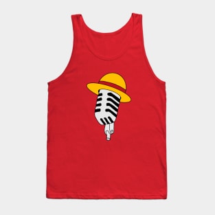 Retro Mic and Hat Tank Top